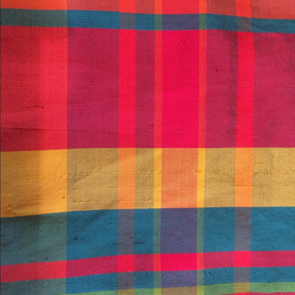 VTG Lauren by Ralph Lauren silk madras slipdress